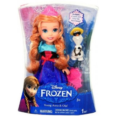 Disney Frozen Young Anna and Olaf 6 inch